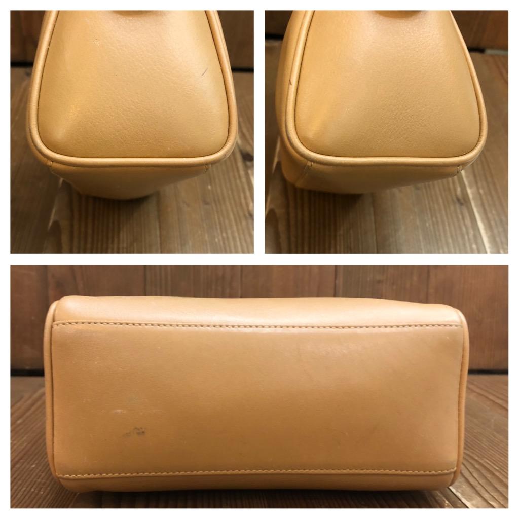 1990s Vintage GUCCI Mini Bamboo Boston Crossbody Handbag Calfskin Leather Beige 1