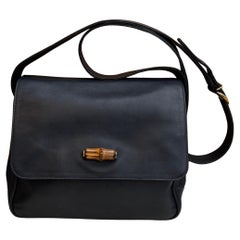 1990s Vintage GUCCI Nubuck Camera Bag Green Unisex