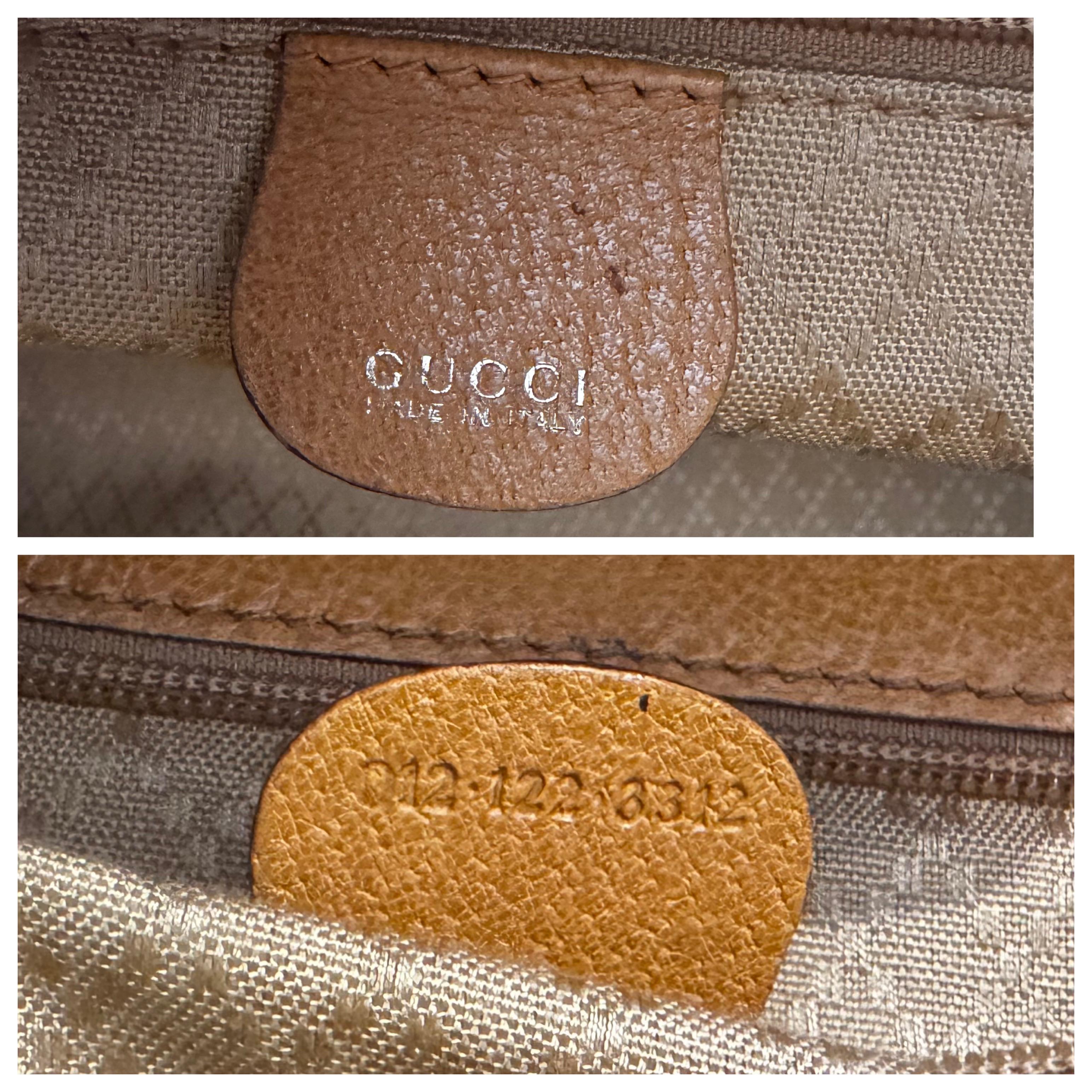1990s Vintage GUCCI Pigskin Leather Duffle Bag XXL Mustard For Sale 1