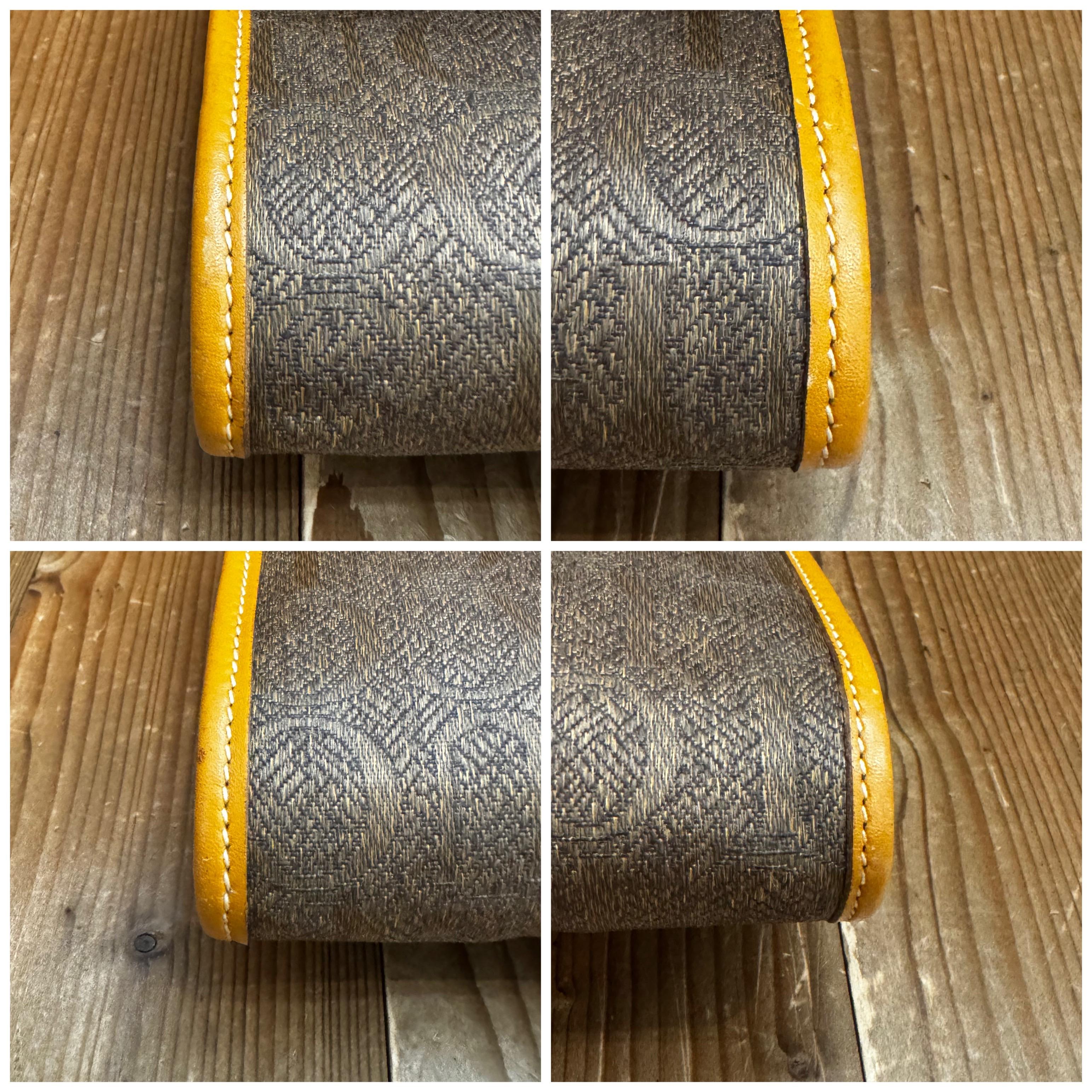 1990 Vintage GUCCI Silk Jacquard Two-Way Mini Crossbody Bag Brown Unisexe en vente