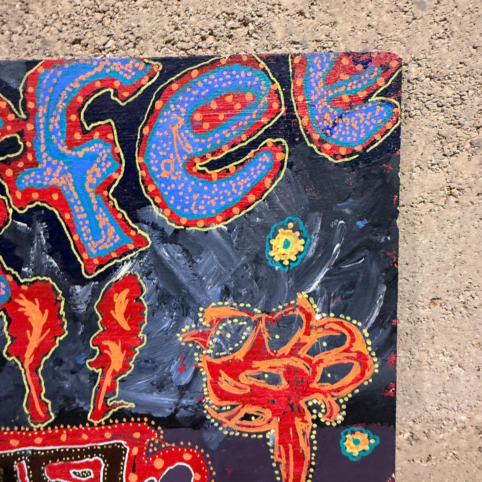 XX secolo Opera d'arte degli anni '90 Pittura con caffè caldo in vendita