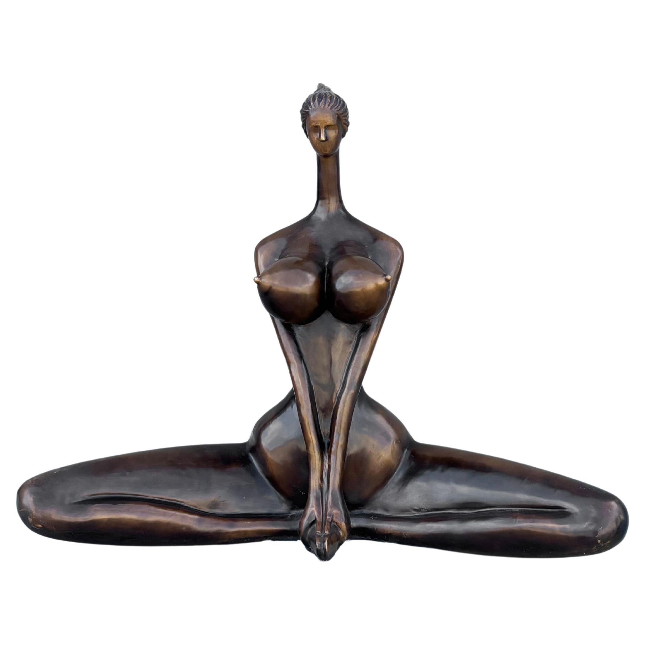 1990s Vintage Life Size Bronze Statue