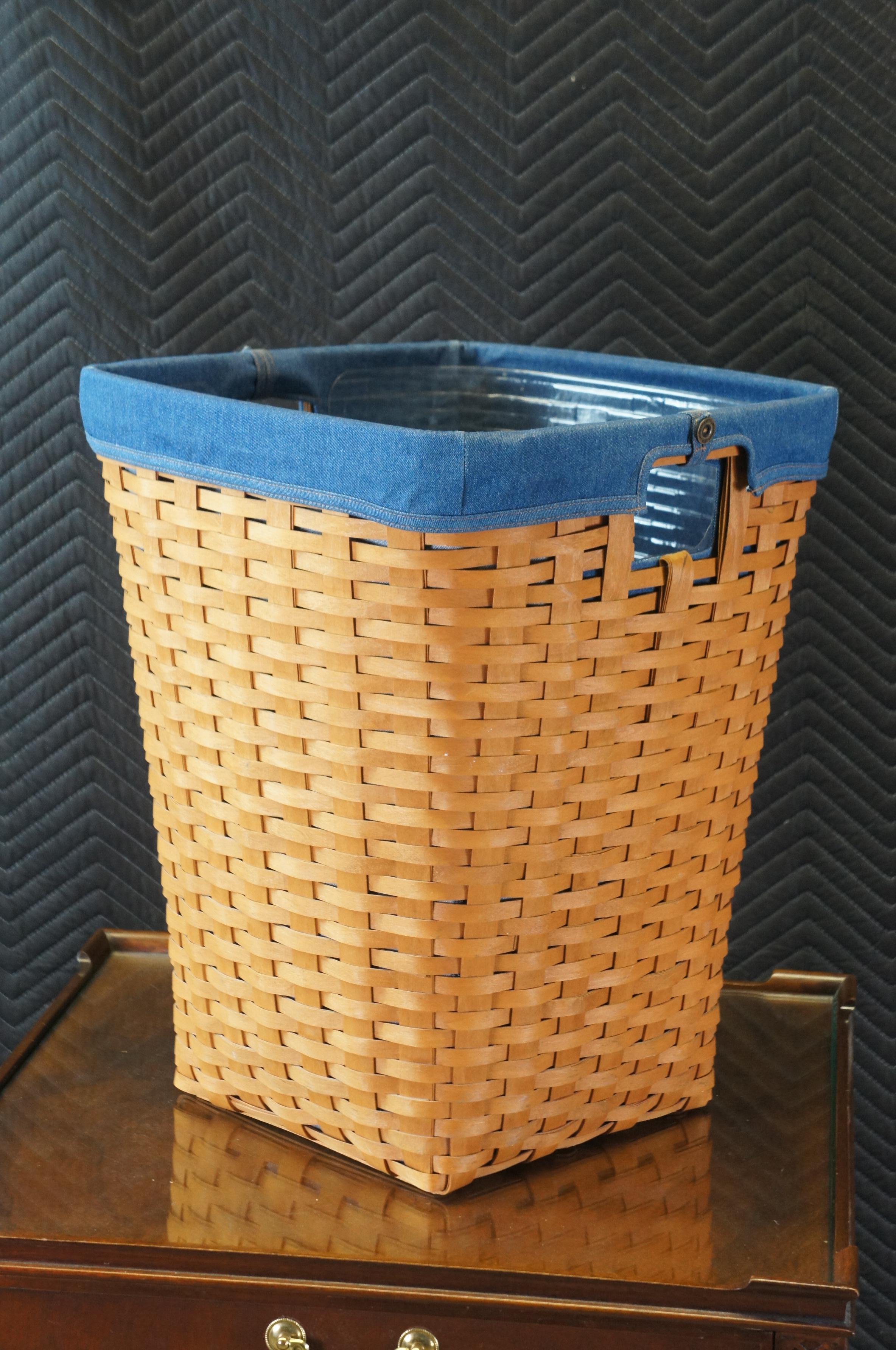 longaberger laundry basket with lid