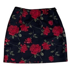 Mini-jupe imprimée Moschino vintage des années 1990, chic et bon marché