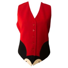 1990's Vintage MOSCHINO Cheap & Chic vest