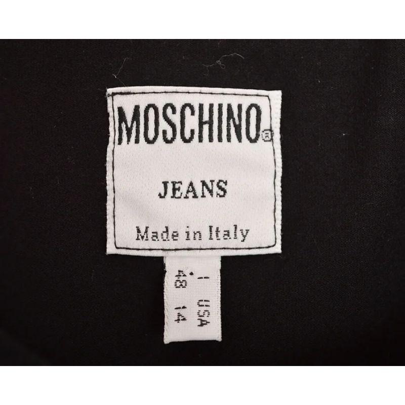 Women's 1990's Vintage Moschino 'This T Shirt Has No Sense of Humour' Slogan Baby tee For Sale