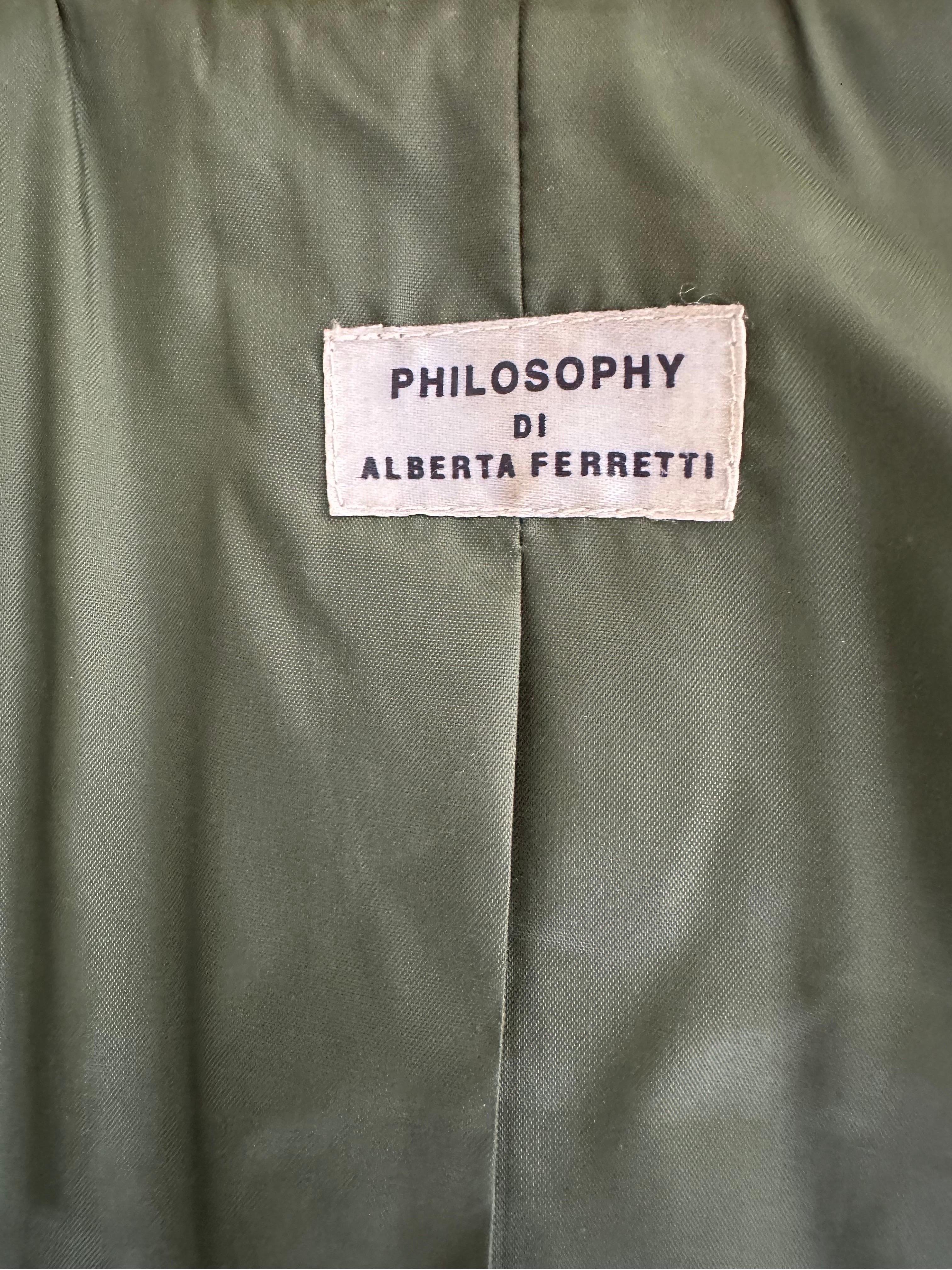 1990's vintage quilted coat
Philosophy di Alberta Ferretti For Sale 1