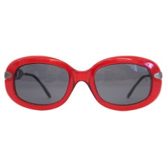 1990s Vintage red black sunglasses