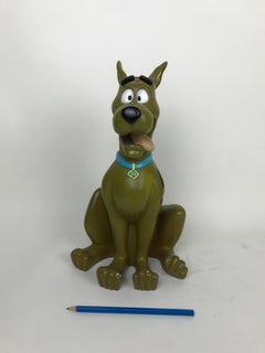 Statue Hanna-Barbera Scooby-Doo en résine vintage des années 1990 par Warner Bros Studio Store