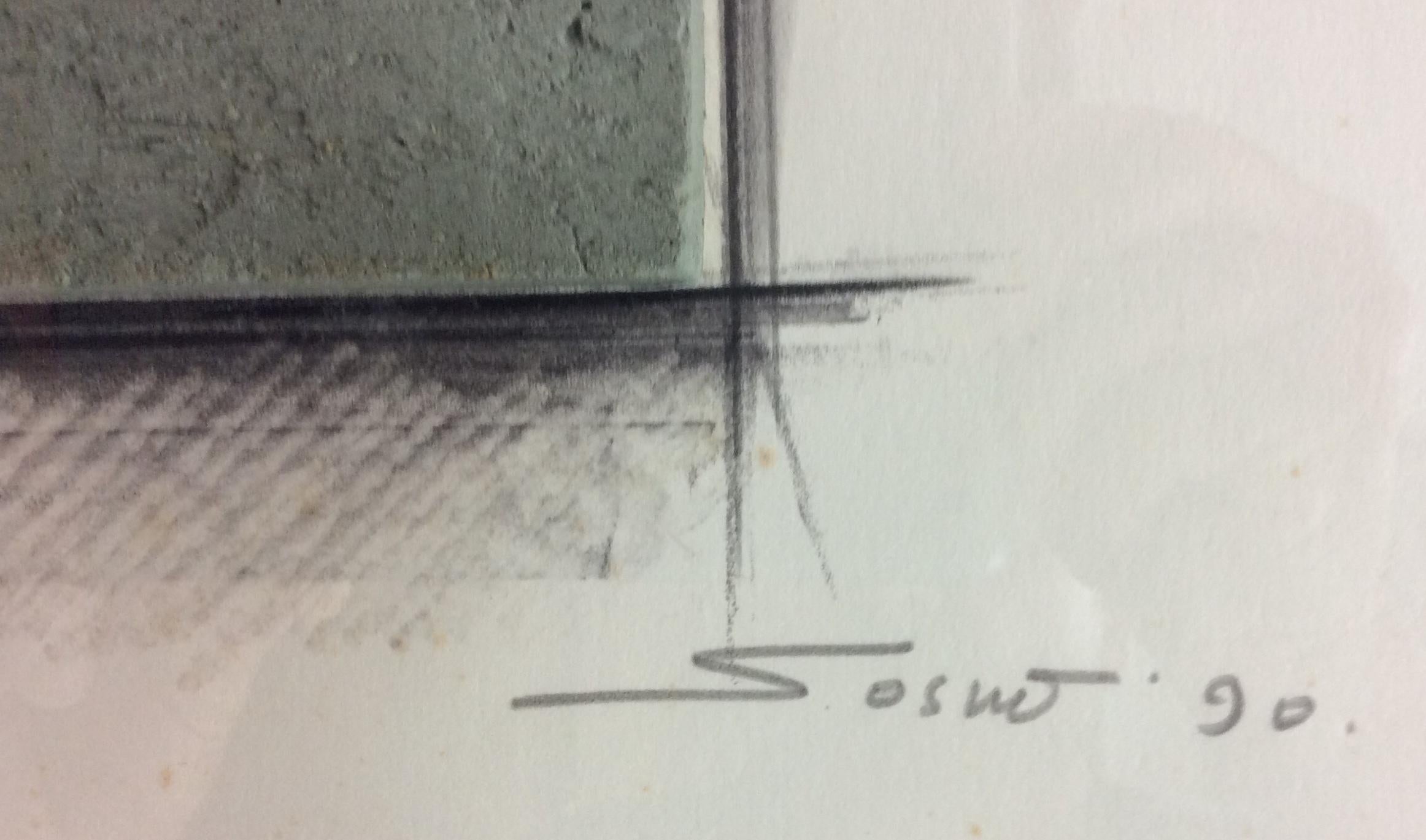 Mid-Century Modern Sacha Sosno - Lithographie originale signée des années 1990