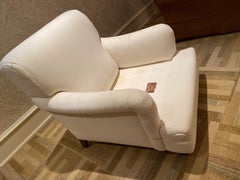 1990s Vintage Shabby Chic by Rachel Aswell Slipcovered Armchair