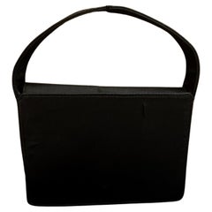 1990s Vintage Tom Ford for GUCCI Mini Satin Evening Bag Black