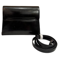 1990s Vintage Tom Ford-era GUCCI Mini Leather Shoulder Bag Black