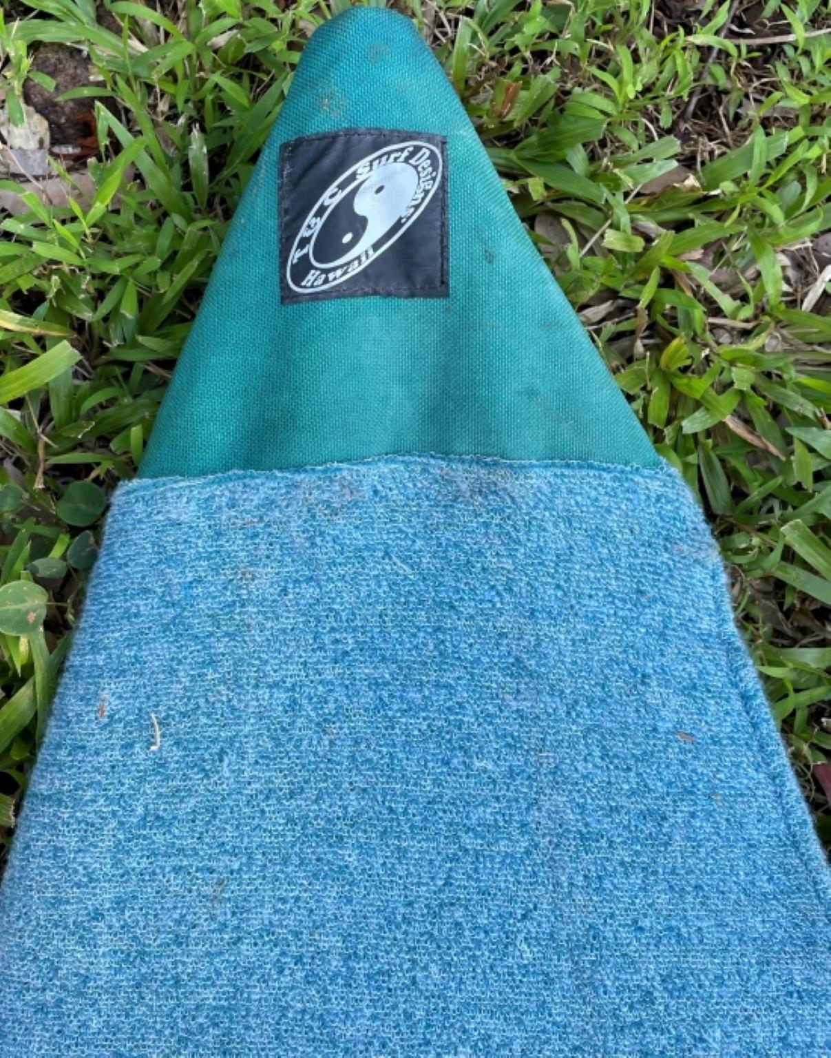 Fiberglass 1990s Vintage Town & Country shortboard by Ned McMann For Sale