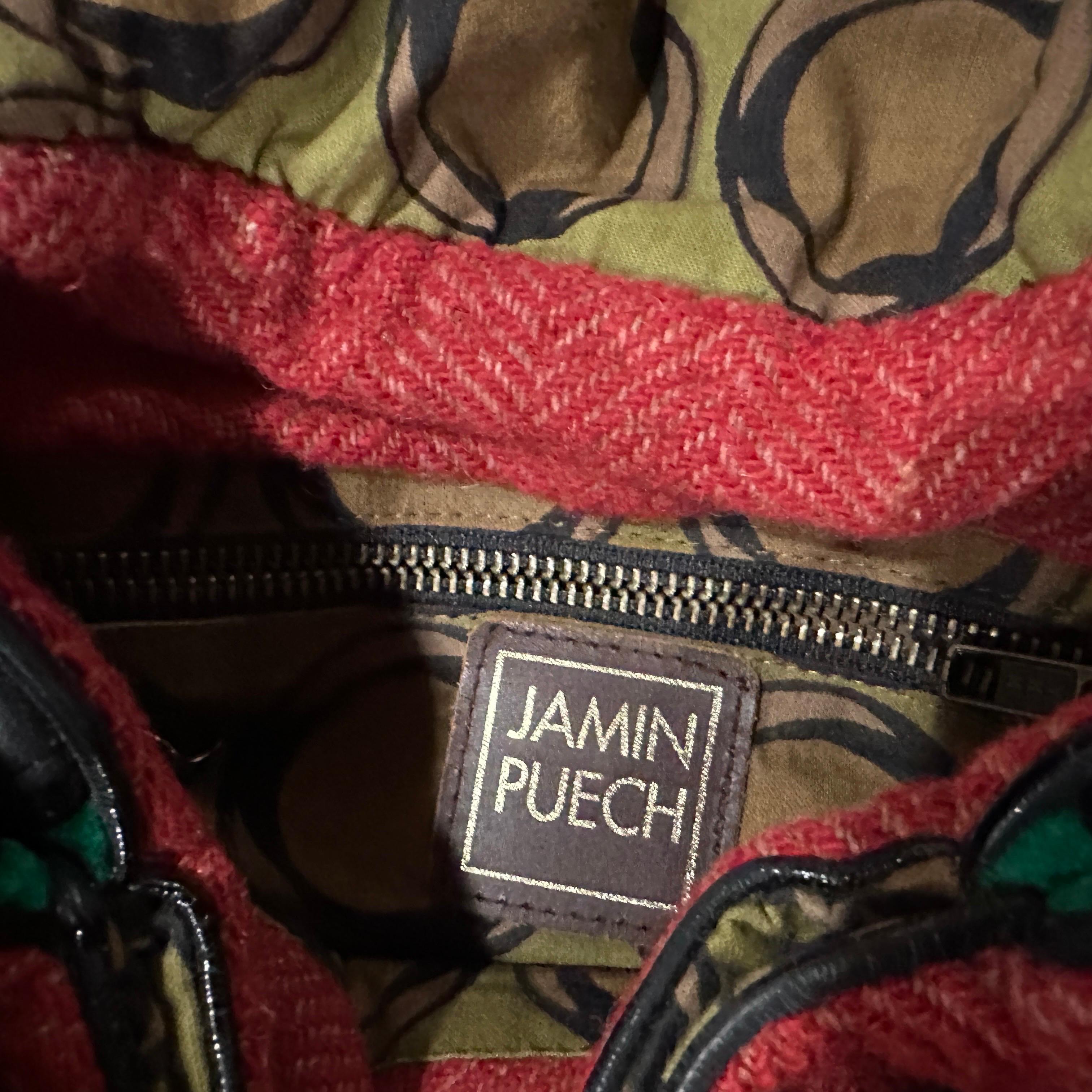 1990s Vintage Unique Piece Top Handle Bag by Jamin Puech Paris For Sale 2