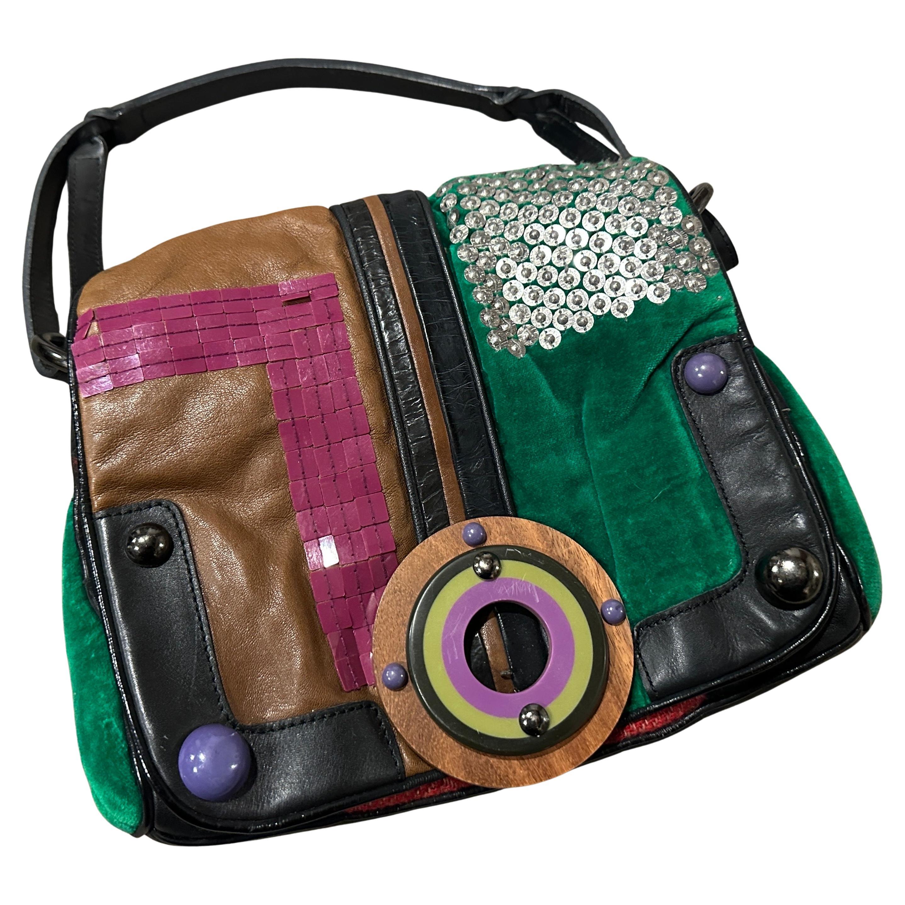 1990s Vintage Unique Piece Top Handle Bag by Jamin Puech Paris For Sale