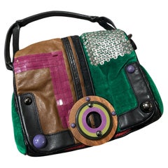 1990s Vintage Unique Piece Top Handle Bag by Jamin Puech Paris