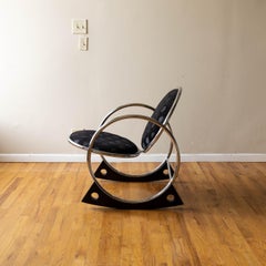 1990s Vintage Verner Panton Atrributed "Dondolo" Chair
