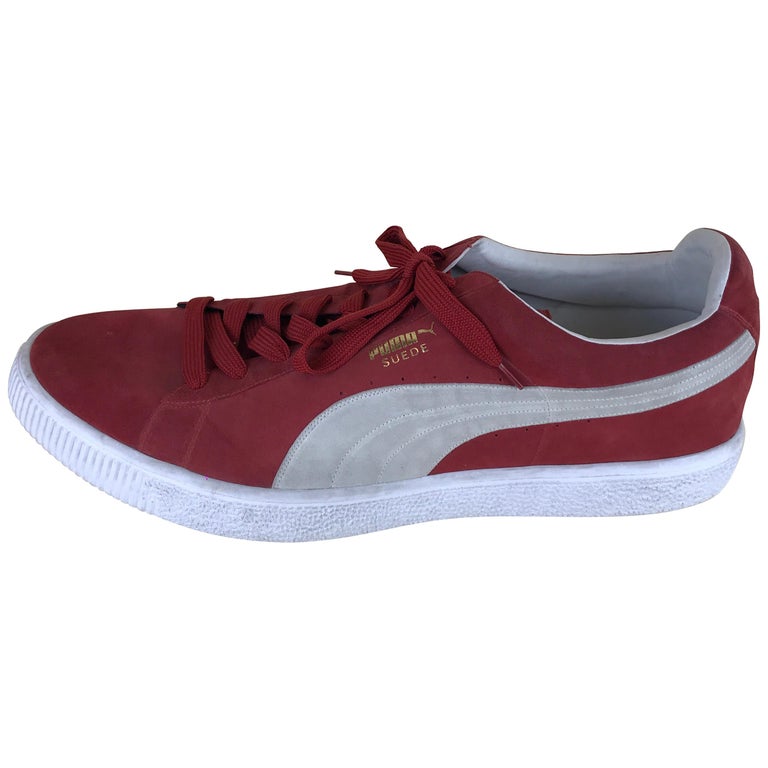 1990s Vintage Very Large Puma Window Display Prop in the Shape of Red Suede  Shoe at 1stDibs