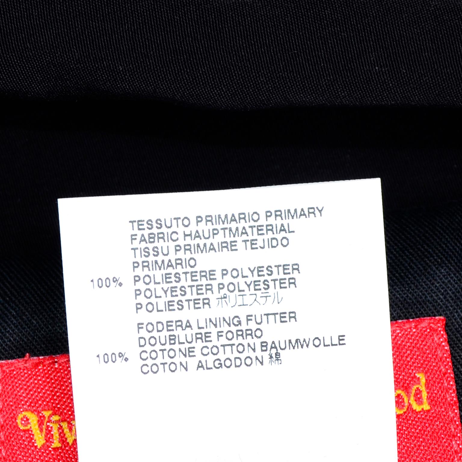 Vivienne Westwood Red Label Avant Garde Black Draped Corset Top For Sale 3