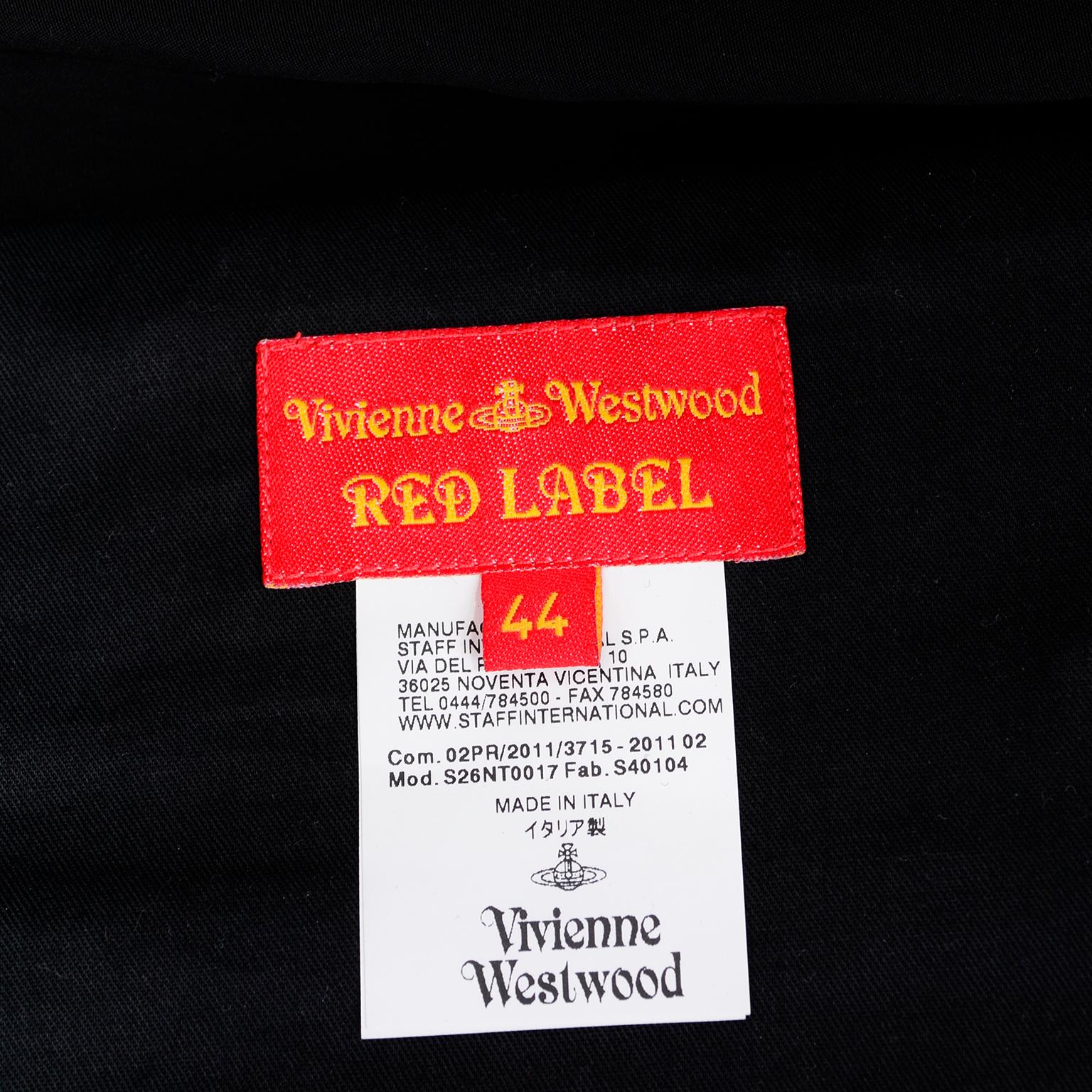 Vivienne Westwood Red Label Avant Garde Black Draped Corset Top For ...