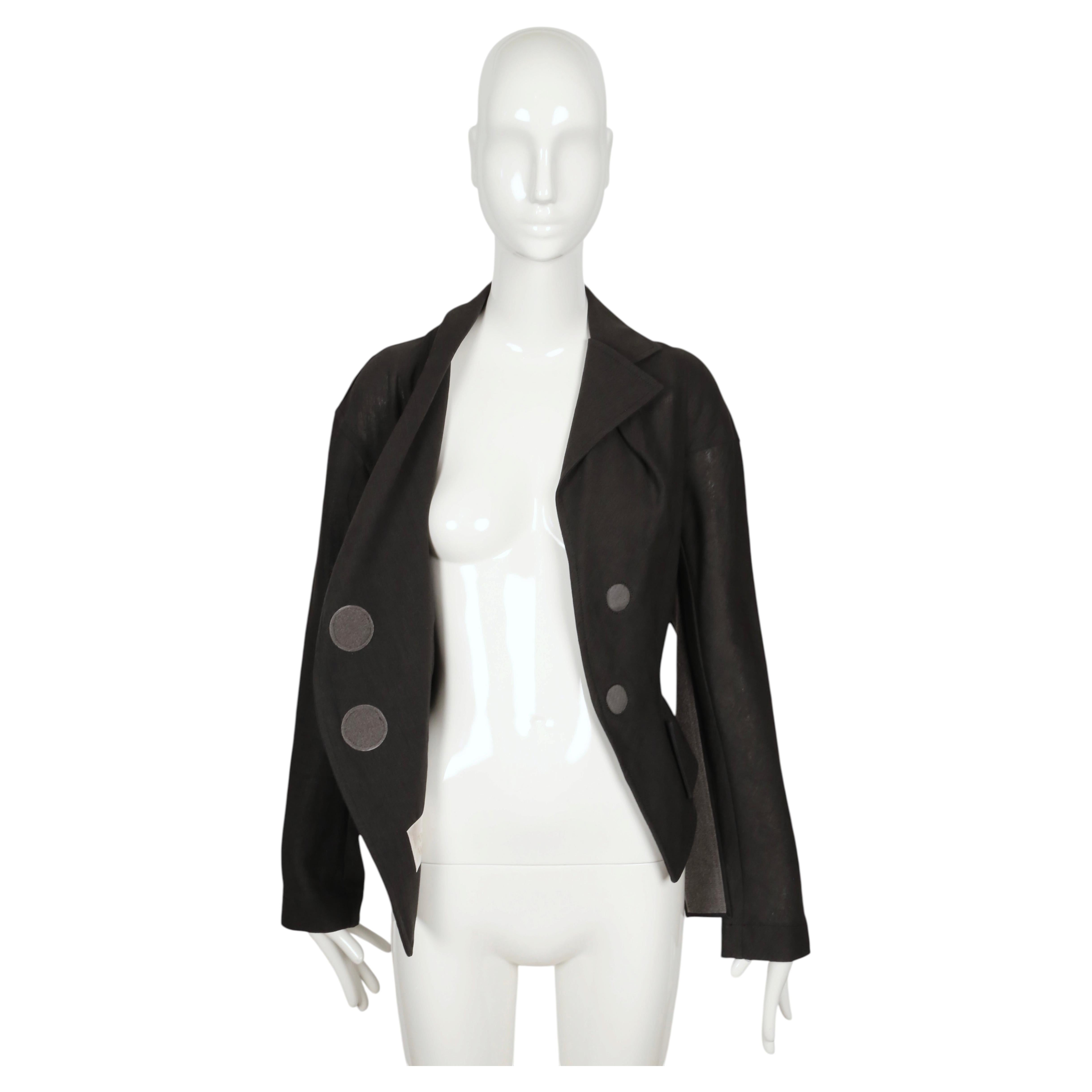 1990's VIVIENNE WESTWOOD gold label Vintage Black asymmetrical