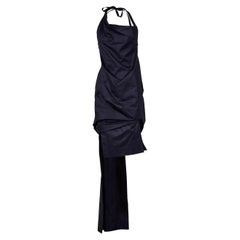1990's Vivienne Westwood Sculptural Black Asymmetrical Dress