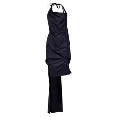 c. 2012 Vivienne Westwood Sculptural Black Asymmetrical Dress