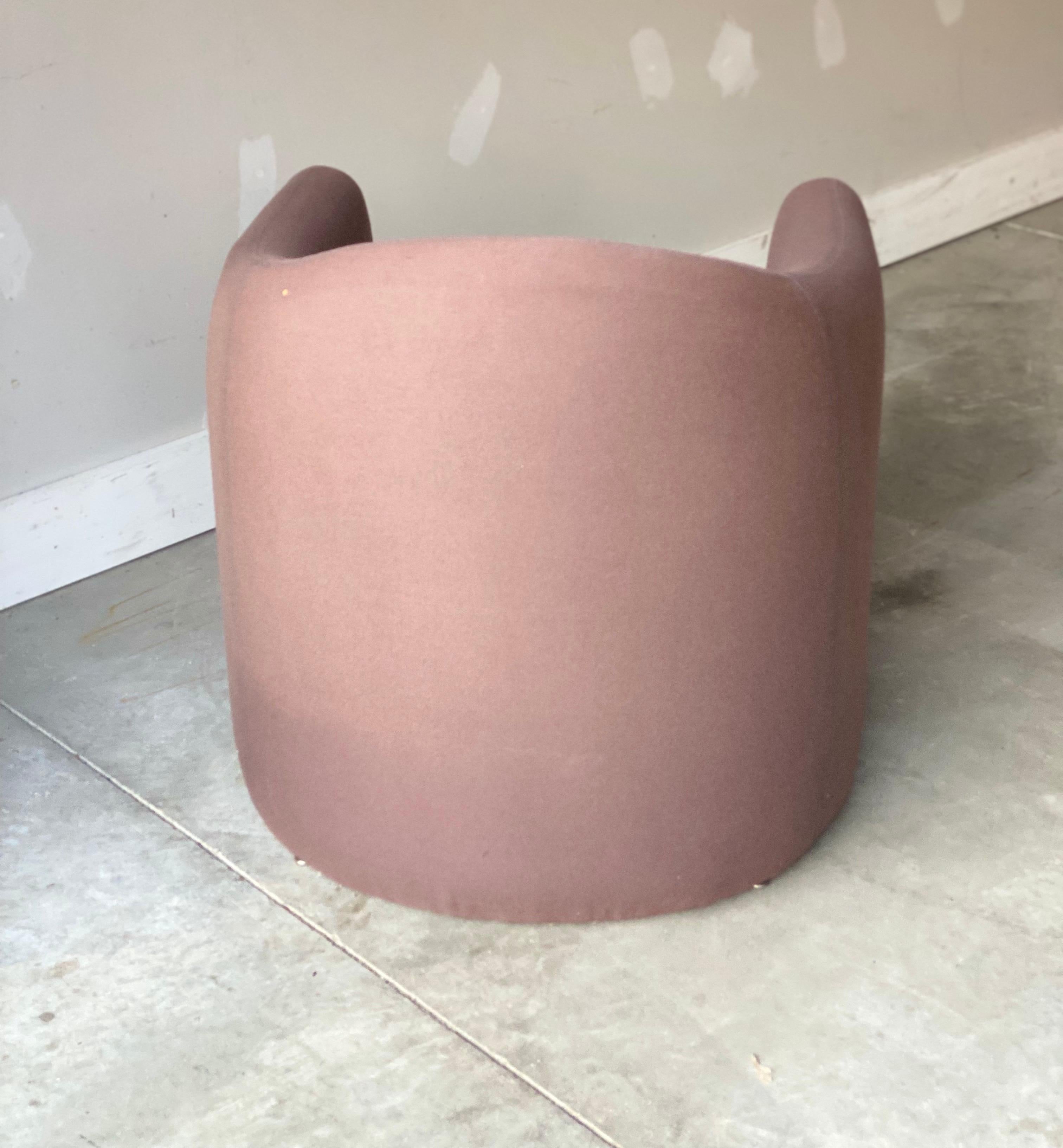 Mid-Century Modern 1990s Vladimir Kagan for Preview Biomorphic Freeform Armchair