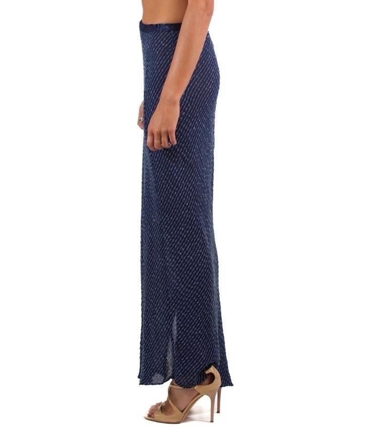 Black 1990S Voyage  Navy Blue Skirt