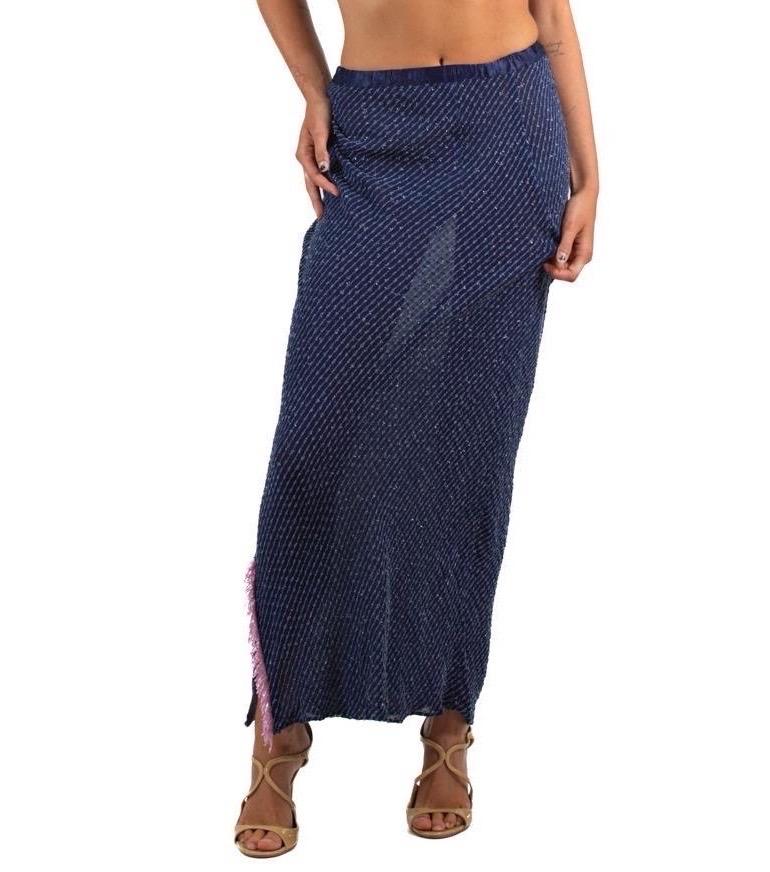 1990S Voyage  Navy Blue Skirt 1