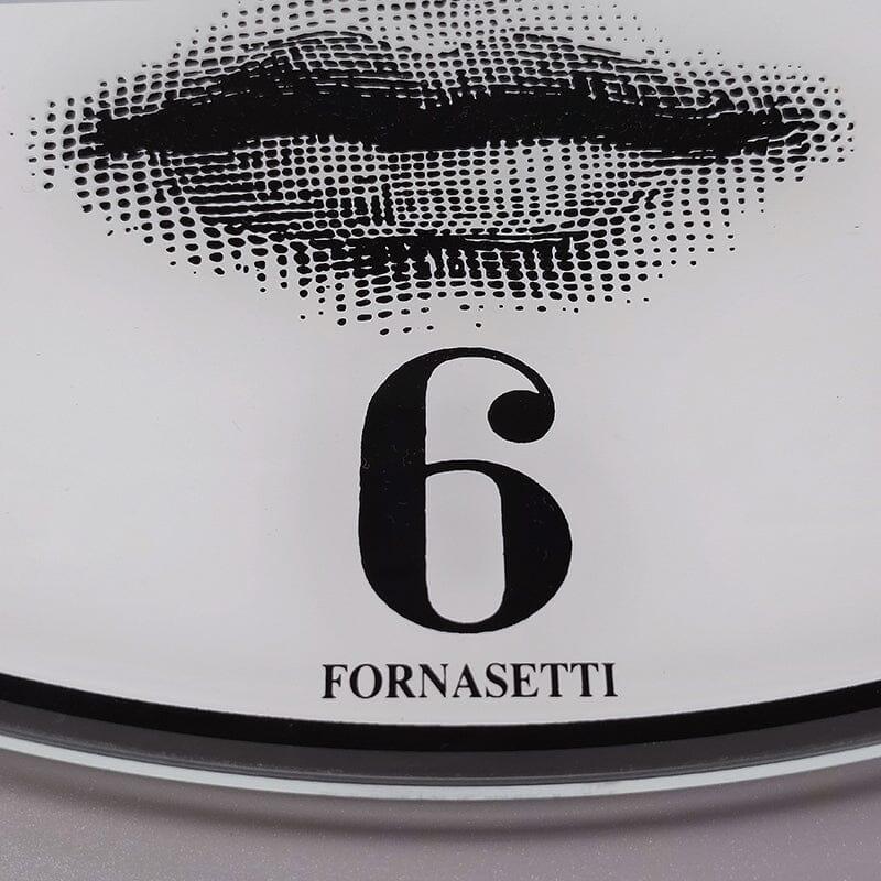 Orologio da parete anni '90 in  Vetro di Fornasetti. Prodotto in Italia in vendita 3