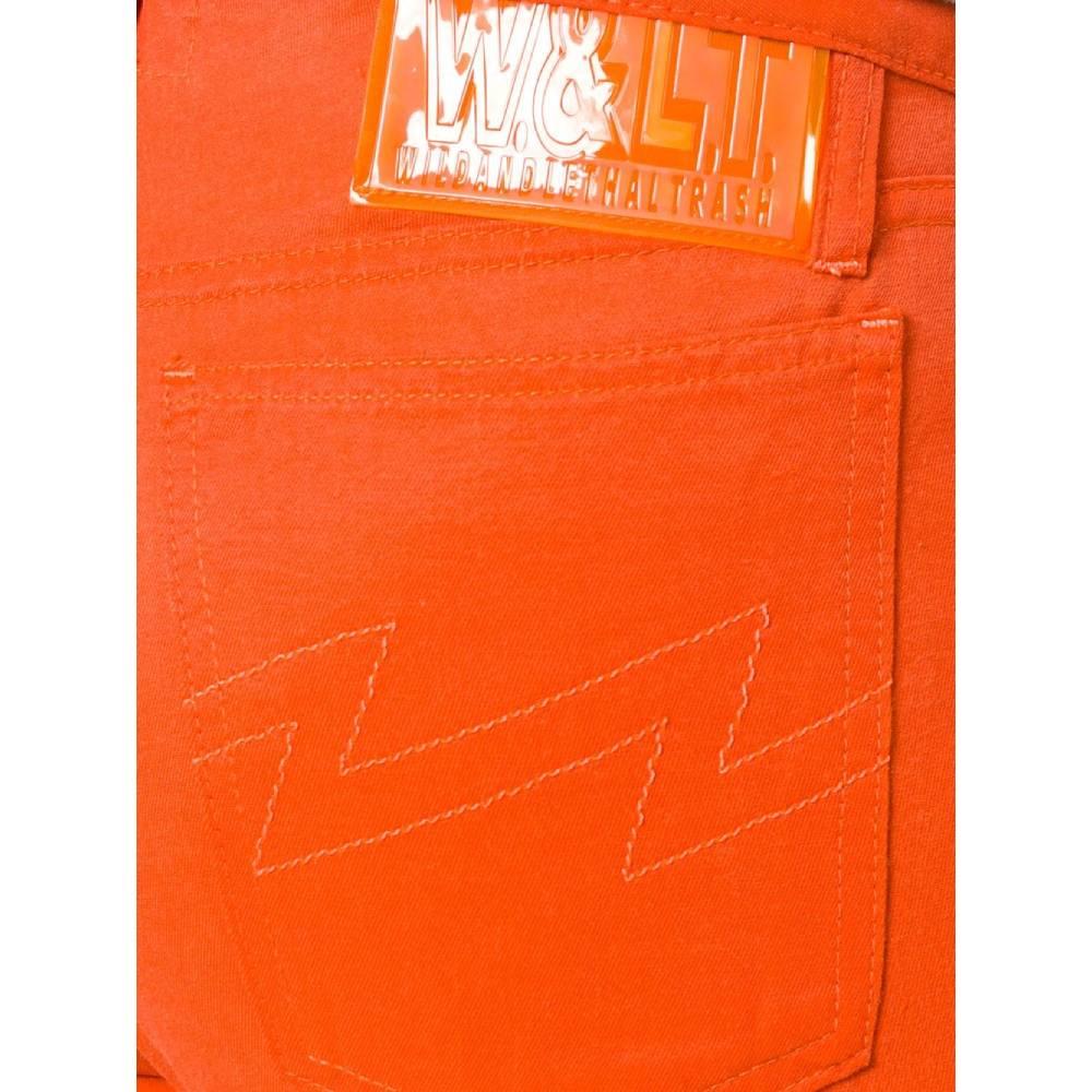 1990s Walter Van Beirendonck Orange Jeans In Good Condition In Lugo (RA), IT