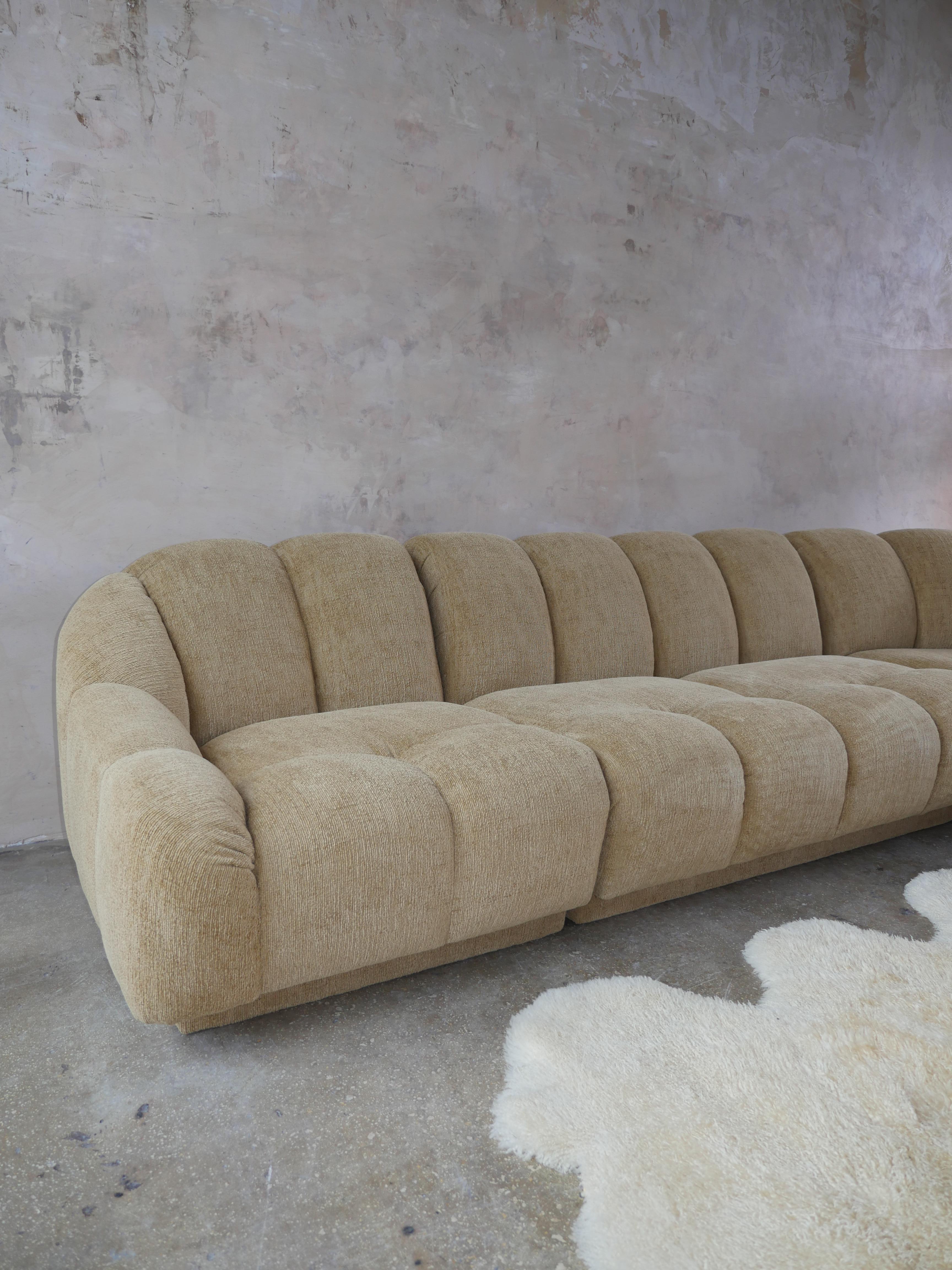 art deco sectional sofa