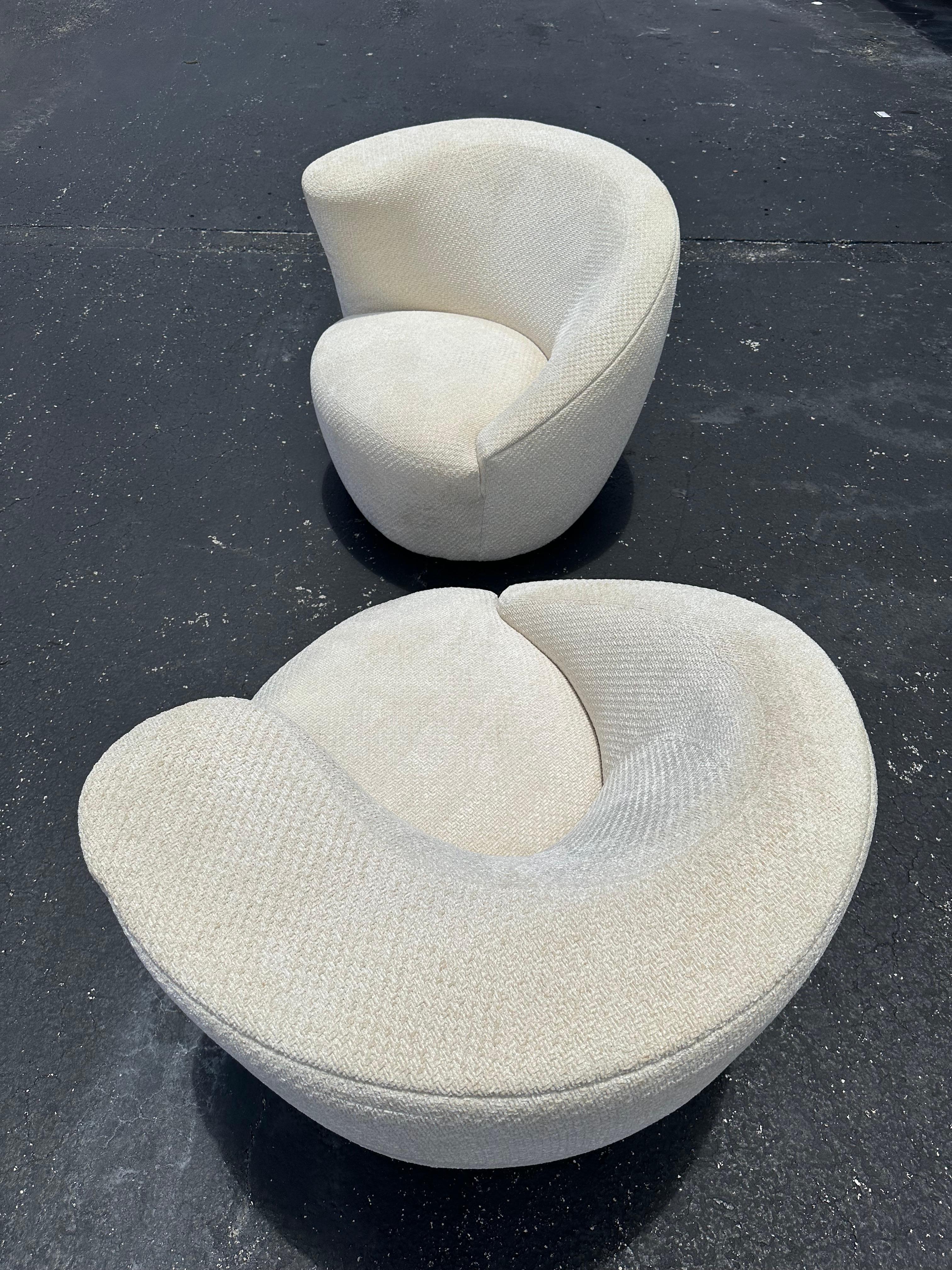 1990er Jahre Weiman Immaculate Maßgeschneiderte Drehstühle, 2er Set im Angebot 2