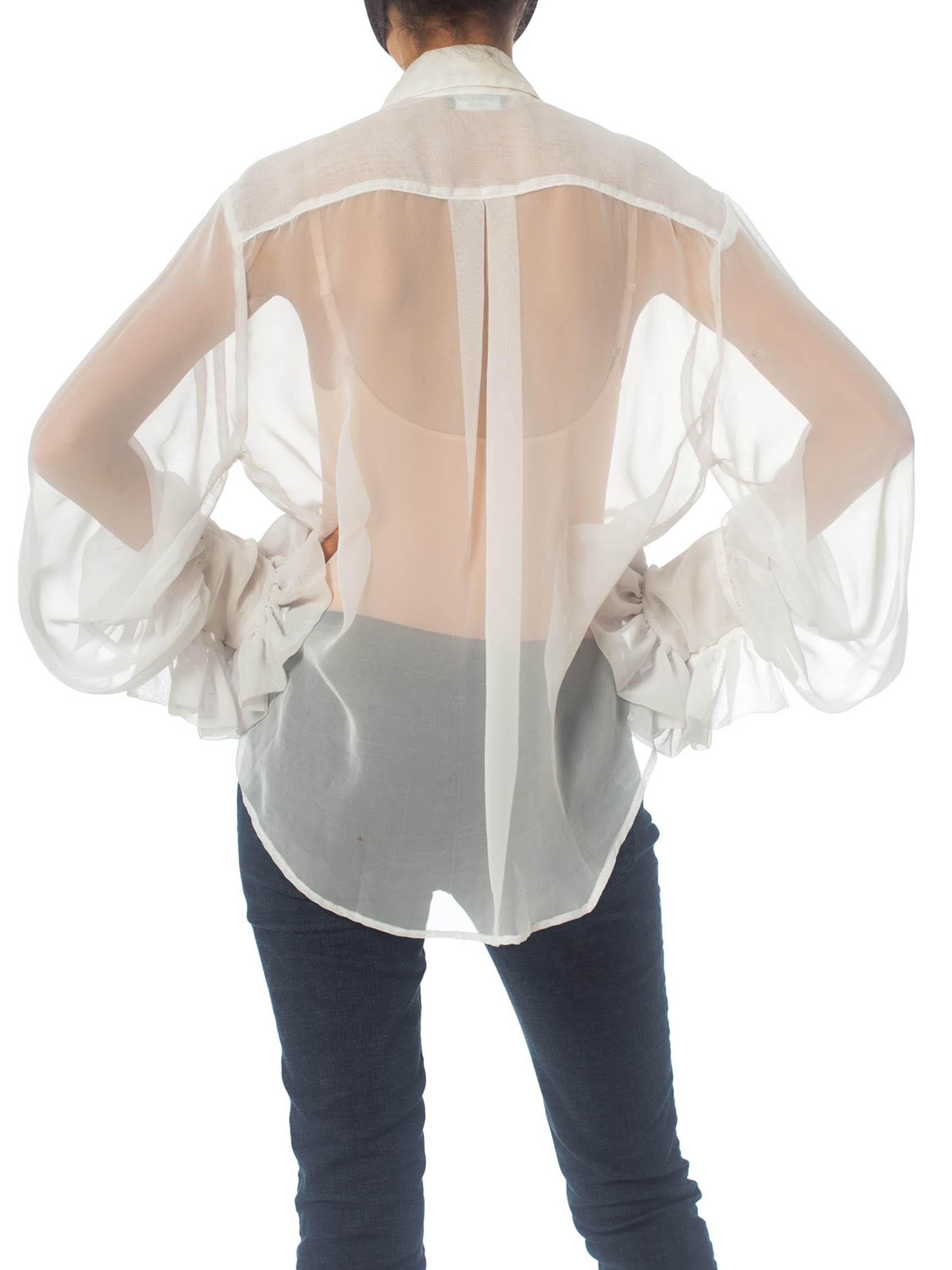 ruffled poet shirt