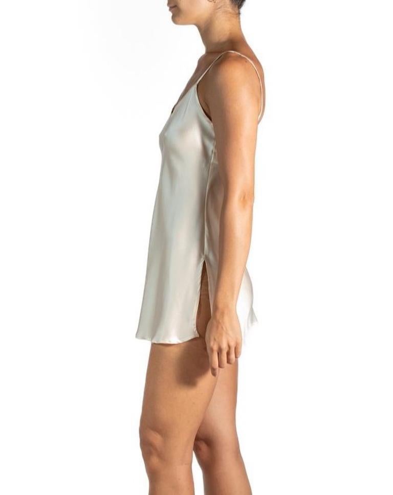 1990S White Silk Slip For Sale 3