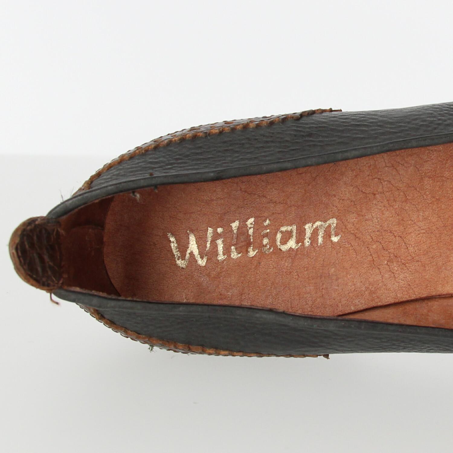 Ballerine in pelle di coccodrillo William Williams degli anni '90 in vendita 7