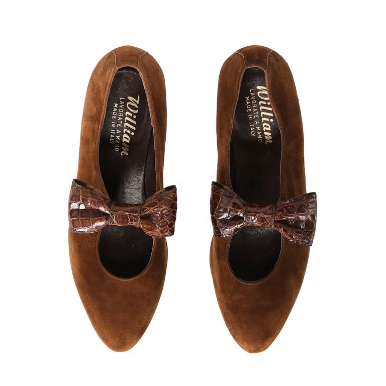 1990s William Mary Jane Bow Shoes For Sale at 1stDibs