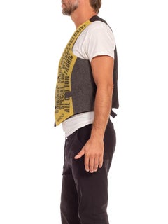 1990S Wool Avant Guard Club Kid Vest