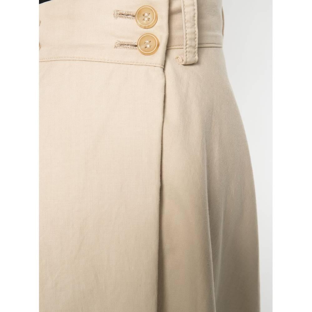 Women's 1990s Yohji Yamamoto Beige Layered Skirt