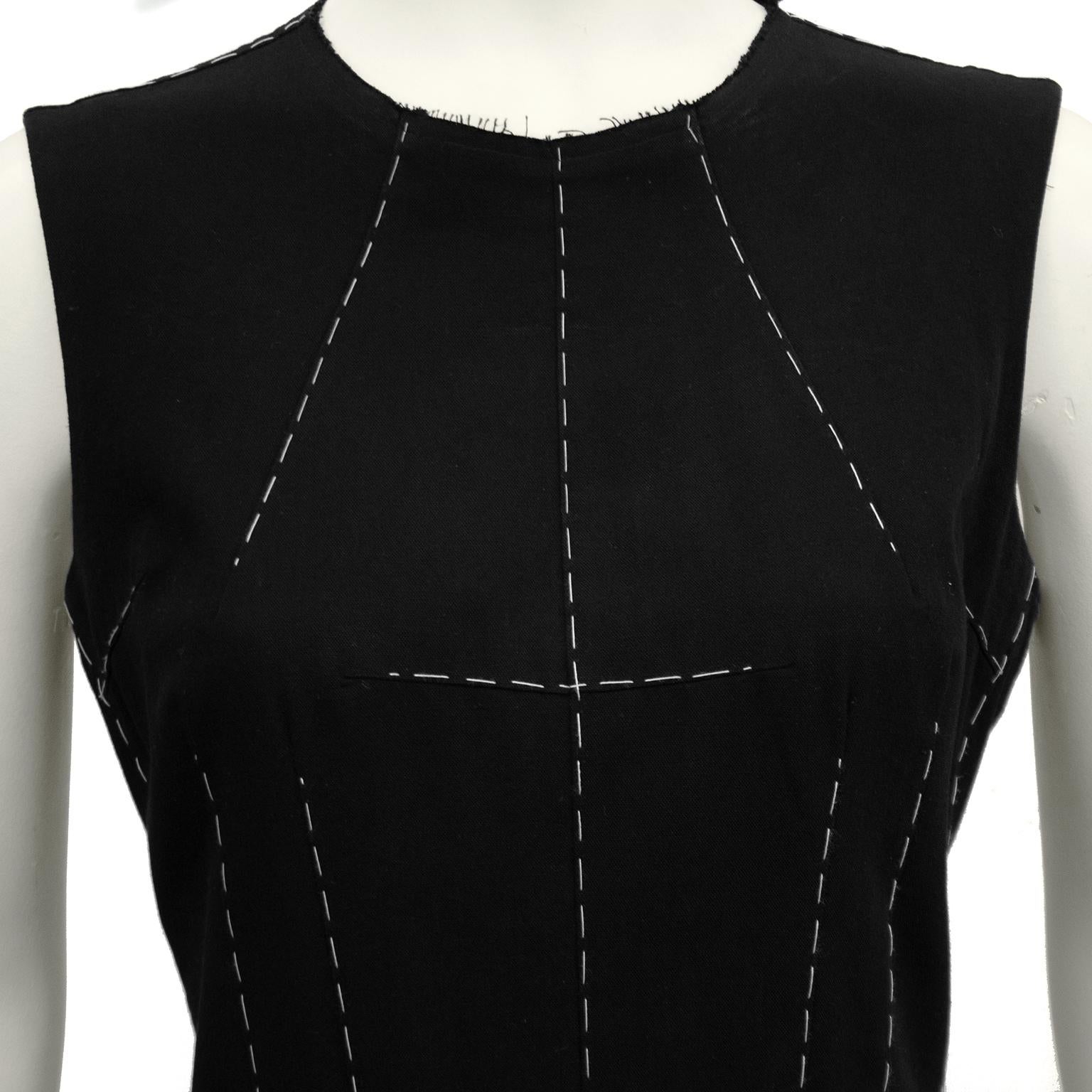 Women's 1990s Yohji Yamamoto Black Deconstructed Maxi Dress 