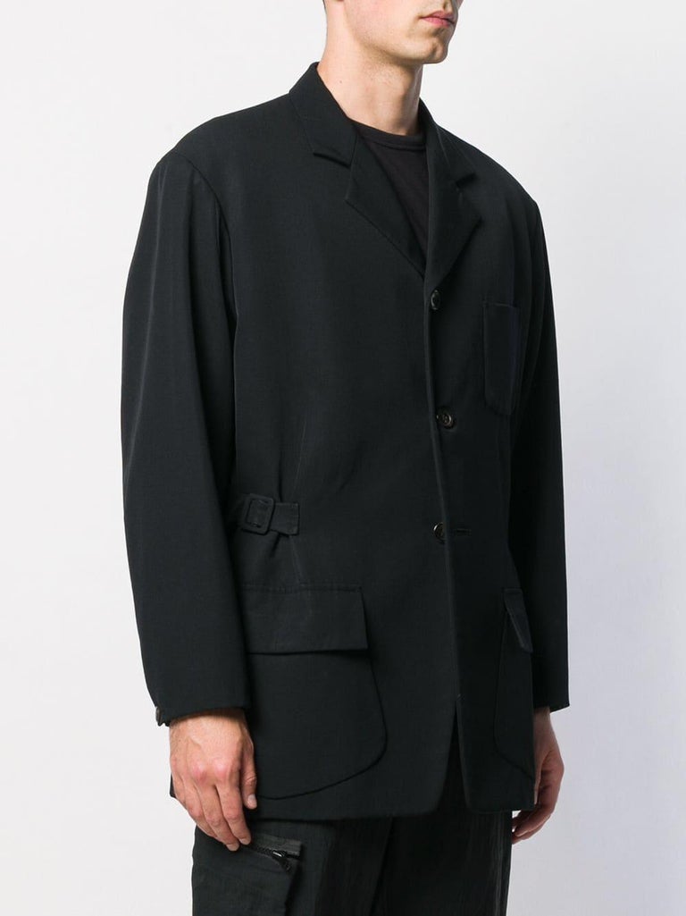 1990s Yohji Yamamoto Black Jacket For Sale at 1stdibs