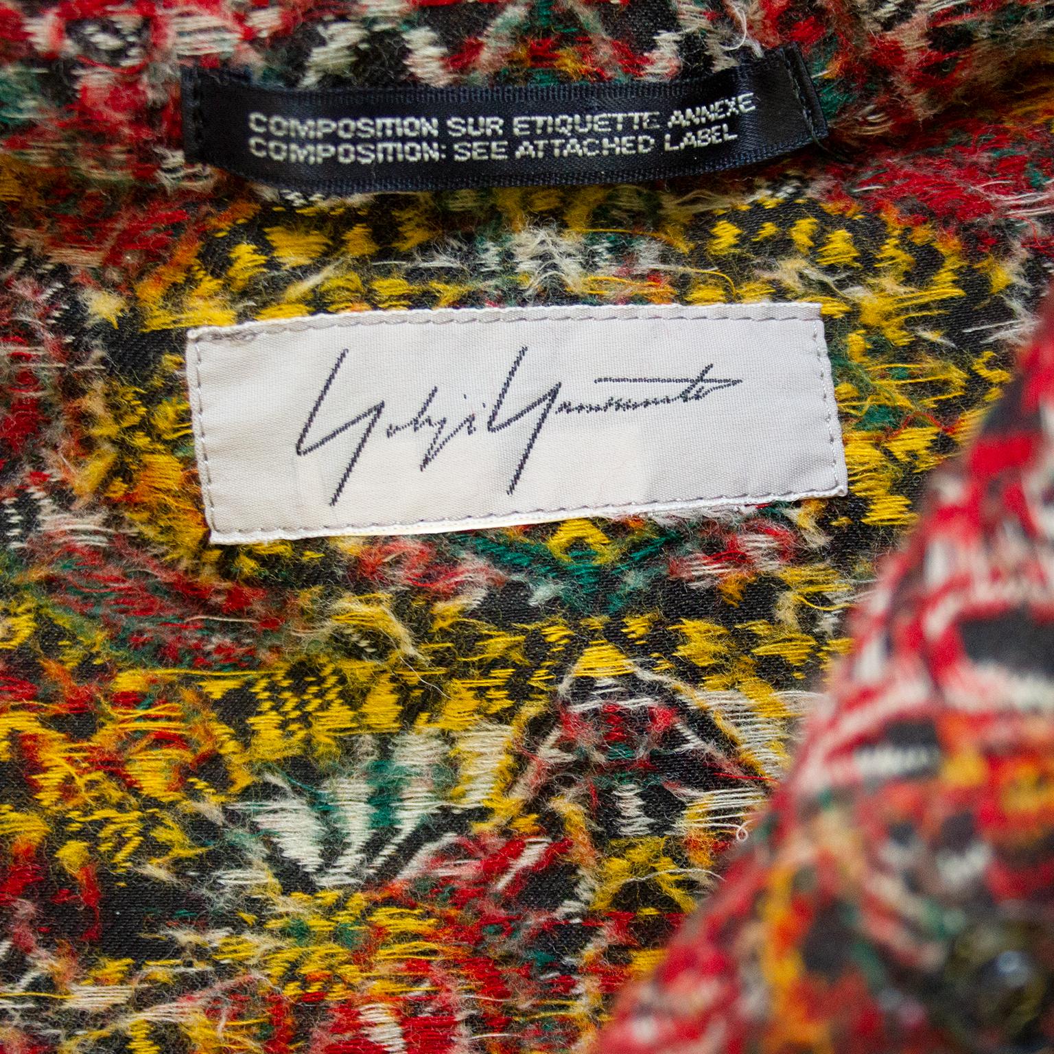 1990s Yohji Yamamoto Unisex Wool Jacket  For Sale 2