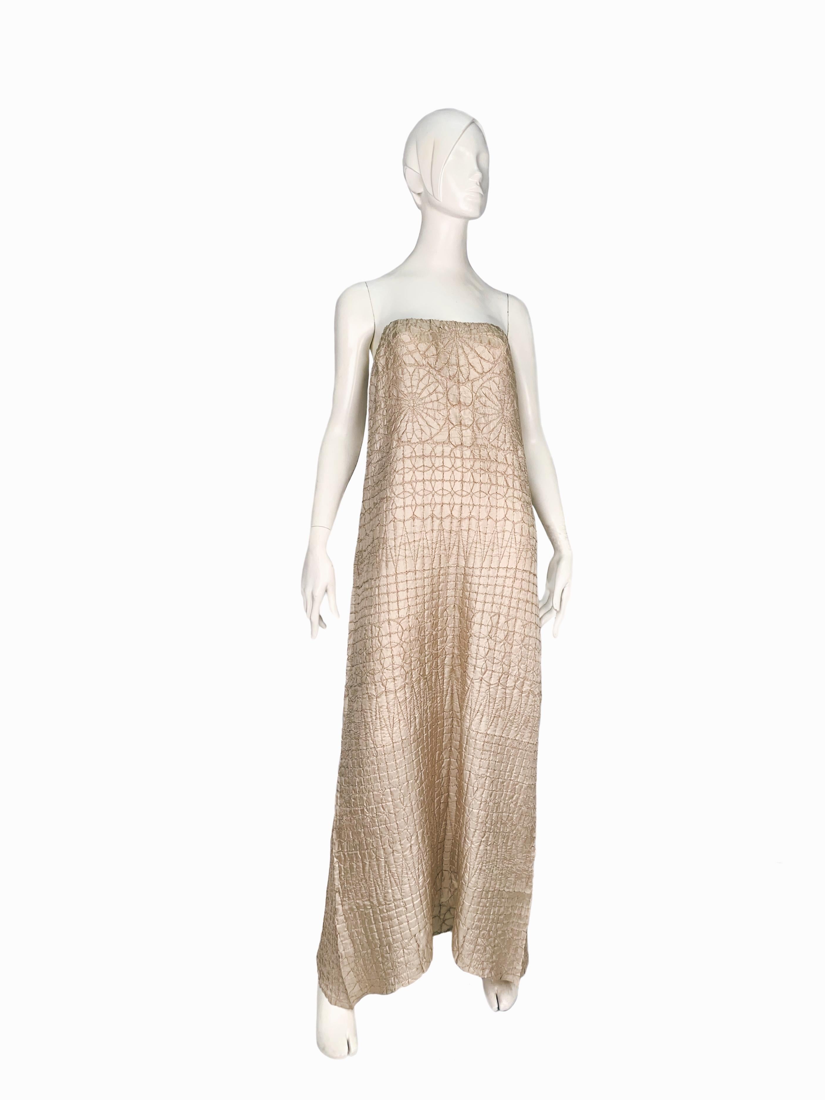 1990s Yoshiki Hishinuma Japanese Innovative Fabric 2-in-1  Skirt, Dress In Excellent Condition In TARRAGONA, ES