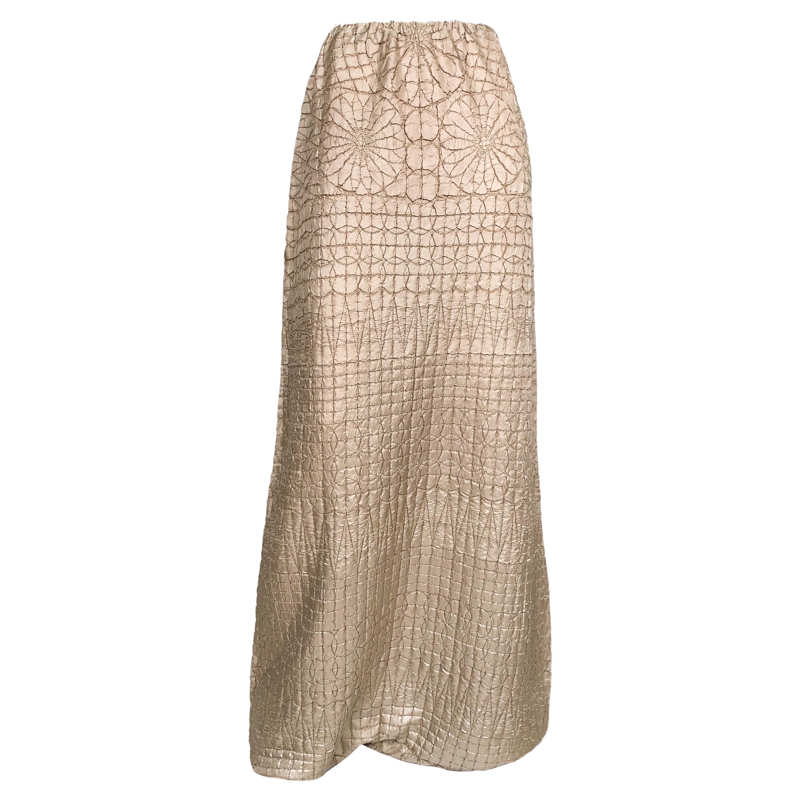 1990s Yoshiki Hishinuma Japanese Innovative Fabric 2-in-1  Skirt, Dress