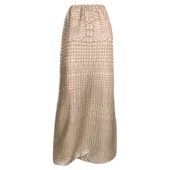 Vintage 1990s Yoshiki Hishinuma Japanese Innovative Fabric 2-in-1  Skirt, Dress