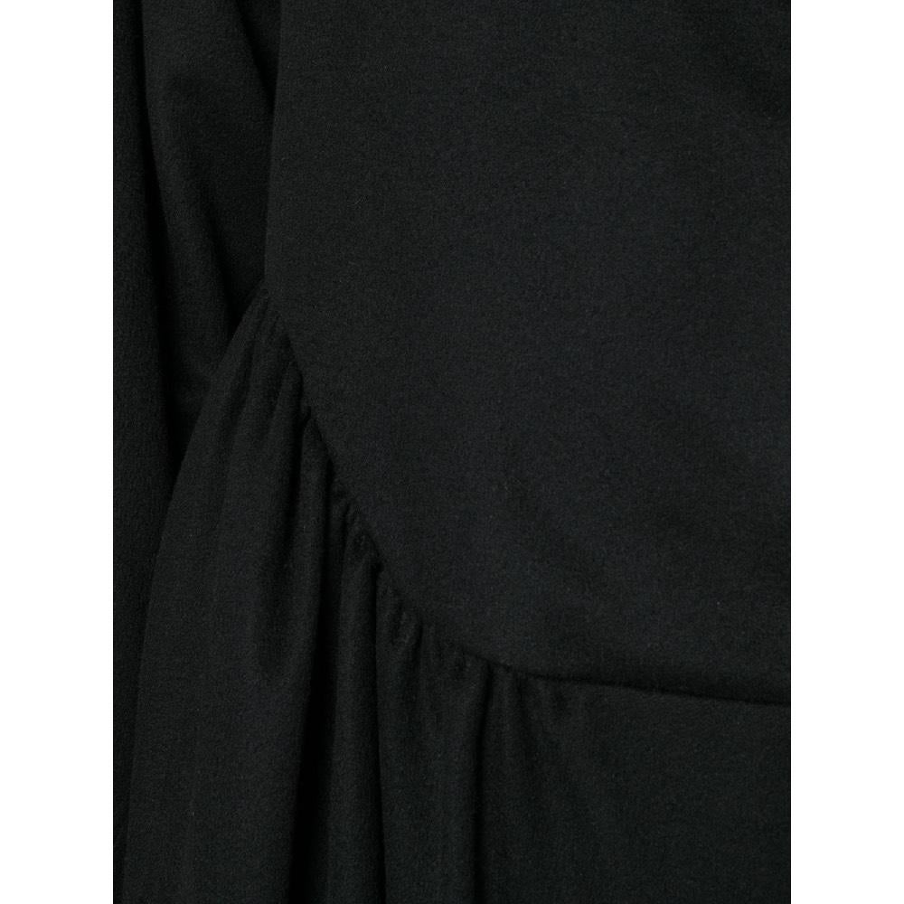 1990s Yves Saint Laurent Black Wool Coat For Sale 1