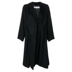 1990s Yves Saint Laurent Black Wool Coat