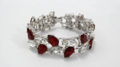 1990s Yves Saint Laurent Rhinestone Bracelet